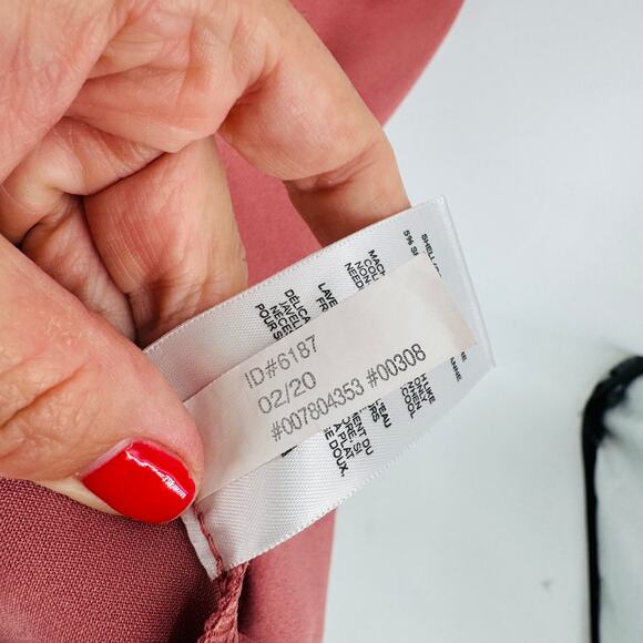 Express Mauve Puff Short Sleeve Minimalist Fall Shift Dress Office Size M - Picture 4 of 6